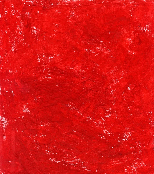 stock image Handmade red gouache texture