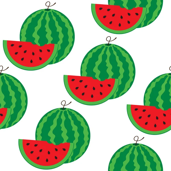 Meloun meloun bezešvé pozadí — Stockový vektor