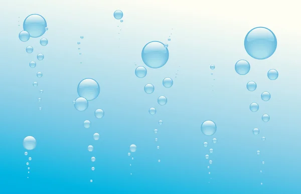 Фон з бульбашками — стоковий вектор