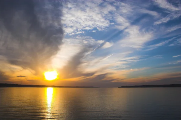 Sunset reflection — Stock Photo, Image