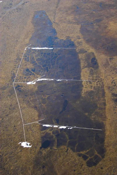 空気から北極ツンドラ — ストック写真