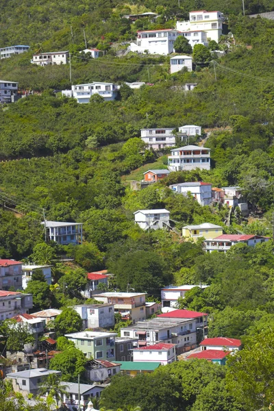 Vista della città dell'isola — Foto Stock