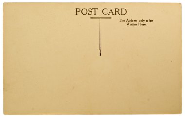boş antika kartpostal