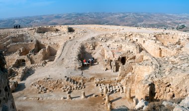 Herodium , ancient fortress. clipart