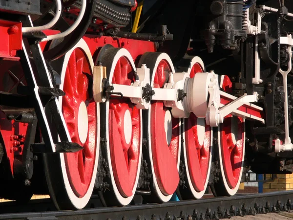 stock image Fragment of system of wheels.