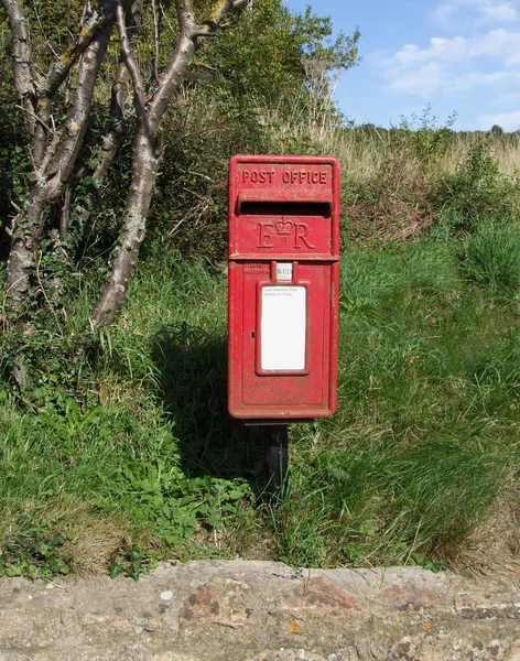 イギリスの郵便ポスト ストック画像