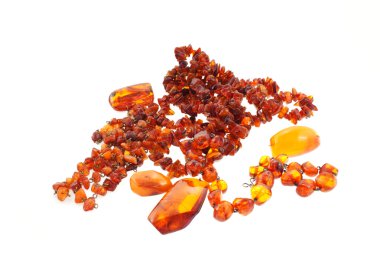 Amber necklaces clipart