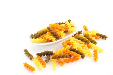 Multicolored pasta clipart