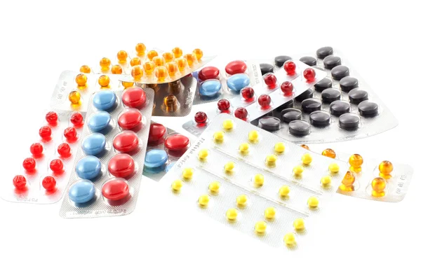 Bolhas de comprimidos — Fotografia de Stock