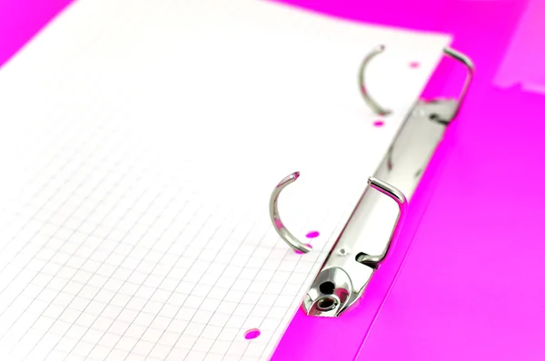 Pappers-täcker i ljusa office-mappen — Stockfoto