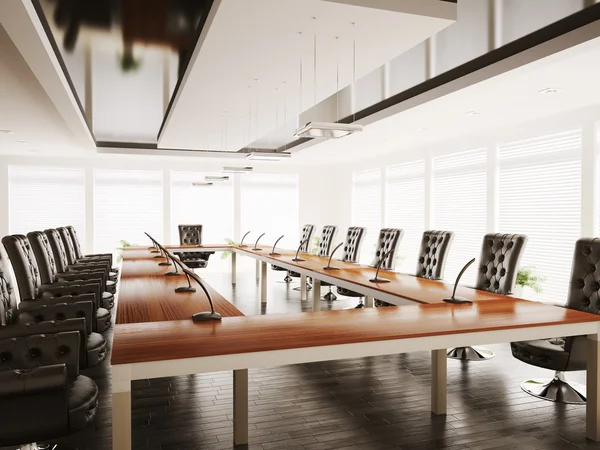 Sala conferenze interno 3d rendering — Foto Stock