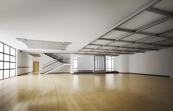 Empty interior 3d — Stock Photo, Image