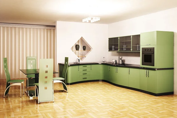 Modern konyha belső tér — Stock Fotó