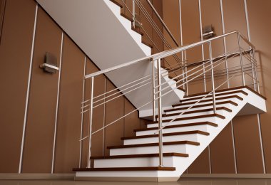 Staircase 3d clipart