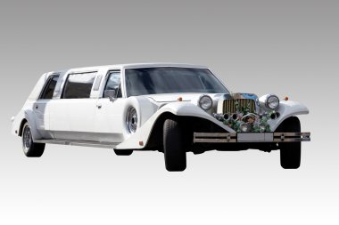 Wedding limousine clipart