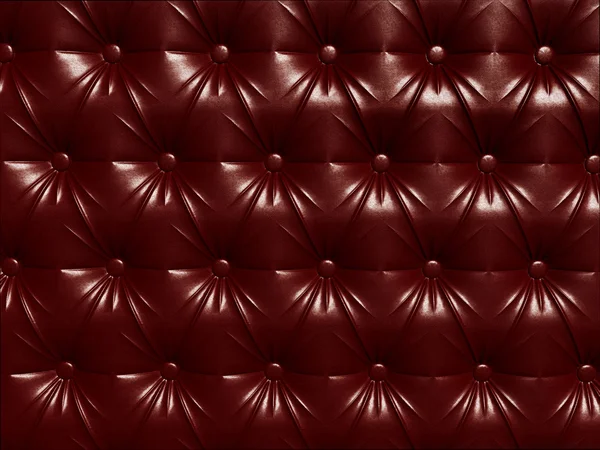 stock image Buttoned red leather