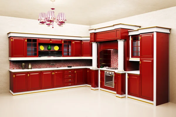 Interior of old-style kitchen — Stock Photo, Image