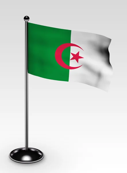 Small Algeria flag clipping path — Stock Photo, Image
