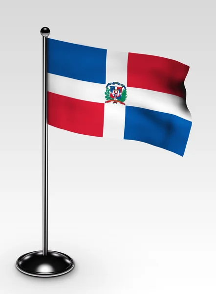 Piccolo percorso di ritaglio bandiera Dominica — Foto Stock
