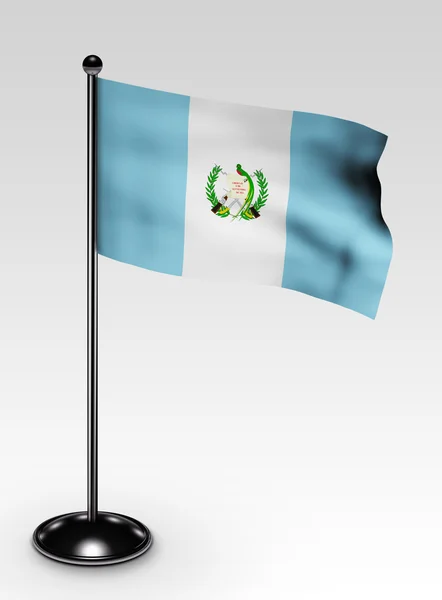 Kleine guatemala vlag uitknippad — Stockfoto