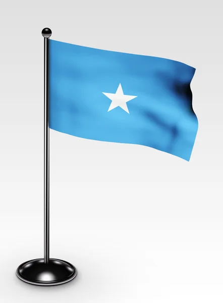 Pequeña ruta de recorte de bandera de Somalia — Foto de Stock