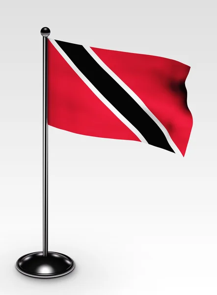 Trinité-et-Tobago sentier de coupe du drapeau — Photo