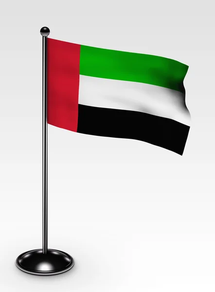United Arab Emirates flag clipping path — Stock Photo, Image