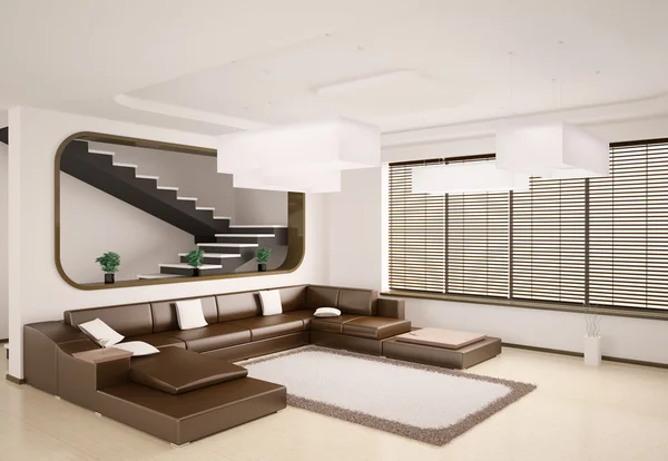 Modern interior 3d — Stock Photo, Image