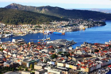 Bergen manzara Norveç
