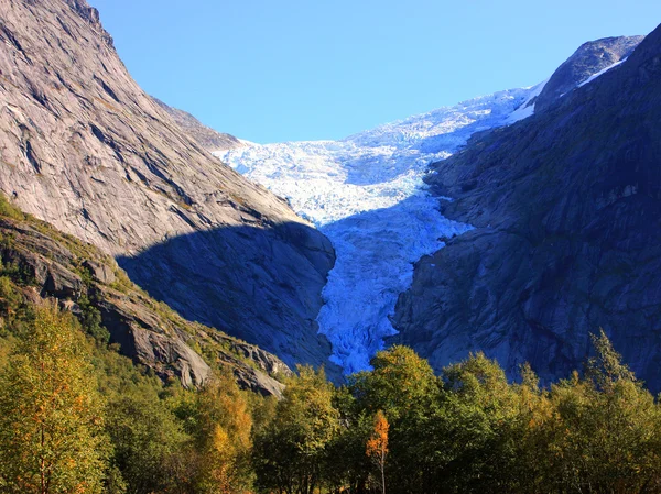 Glaciären i skandinaviska bergen — Stockfoto