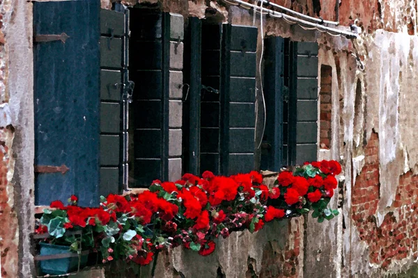 De oude Italiaanse stad van Venetië — Stockfoto