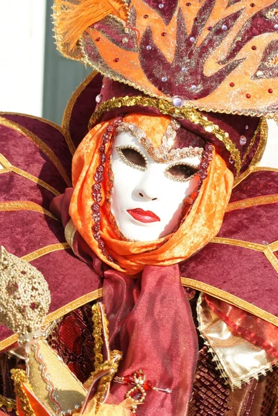 O mască în Veneția — Fotografie, imagine de stoc