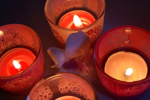 Stock image Flower candle