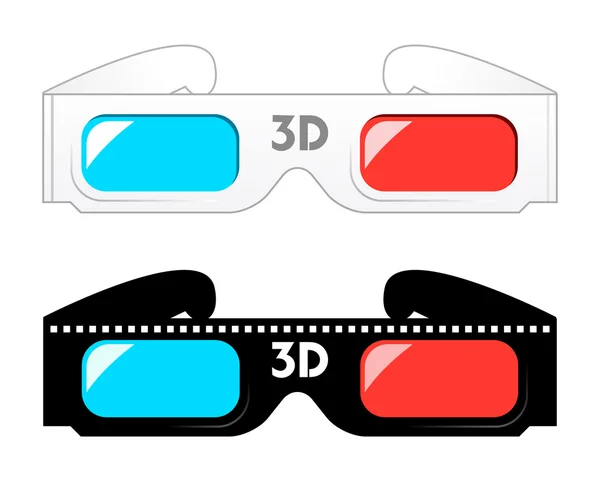 Gafas 3D — Vector de stock