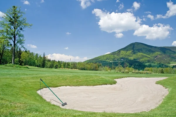 Campo de golfe — Fotografia de Stock