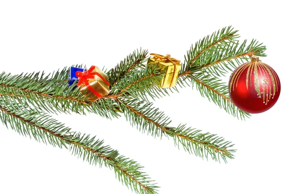 Karácsonyi dekoráció elszigetelt — Stock Fotó