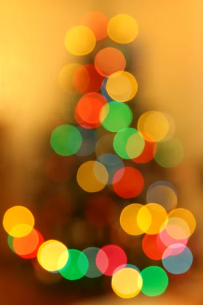 Abstrakt jul ljus - träd — Stockfoto