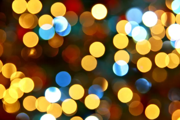Abstrato luzes de Natal — Fotografia de Stock