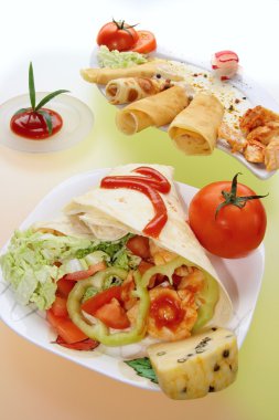 Mexican tortillas clipart