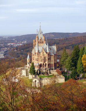 Drachenburg castle in Germany clipart