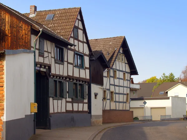 Țară Casa pe jumătate din lemn din Germania — Fotografie, imagine de stoc