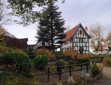 Country Half-Timbered House in Germany clipart