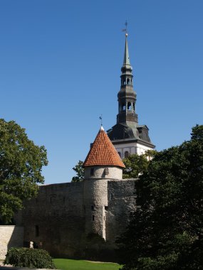 The Tallinn town hall clipart