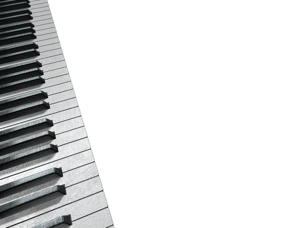 Tasti di pianoforte da vicino — Foto Stock