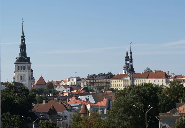Tetti della vecchia Tallinn — Foto Stock