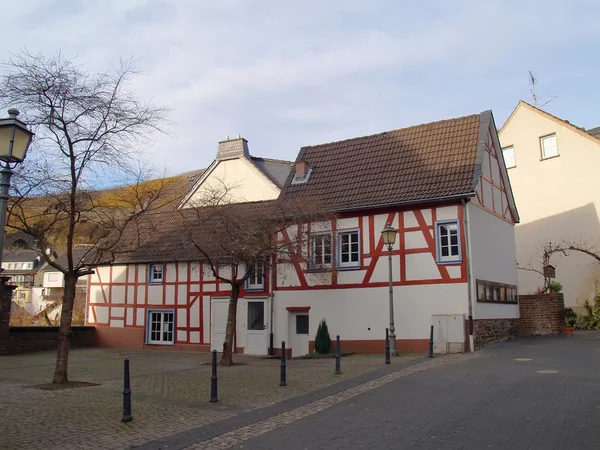 Maison de campagne à colombages en Allemagne — Photo