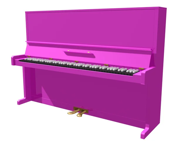 Piano rosa — Fotografia de Stock