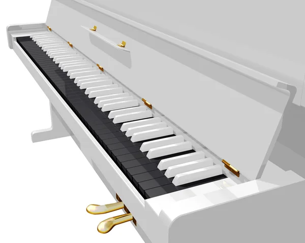 Czarne klawisze fortepianu z bliska — Zdjęcie stockowe
