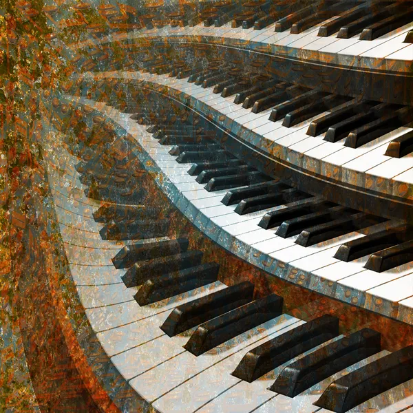Πιάνο τζαζ φόντο — Φωτογραφία Αρχείου