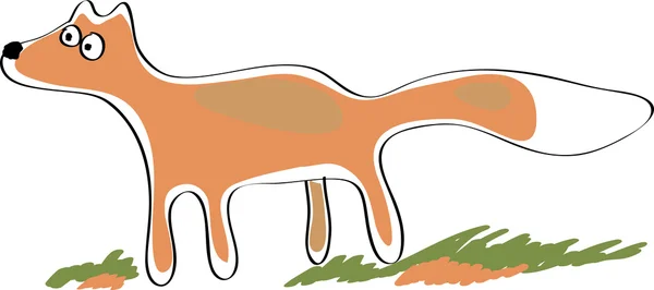 Staren fox — Stockvector